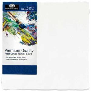 Royal Langnickel Essentials Premium Canvas Board- 6"x6"