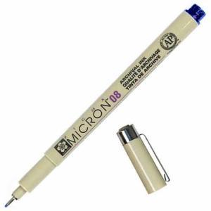 Sakura Pigma Micron Pen - Blue/Black 08