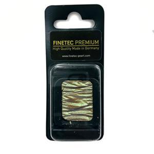 Finetec  Premium Artist Mica Flip-Flop Watercolor Pan refill- Golden Green/ Pink