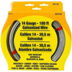 Ook Galvanized Steel Wire - (100ft), 14 Gauge