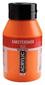 Royal Talens Amsterdam Acrylic Paint - (33.8oz/1000ml) 276  Azo Orange