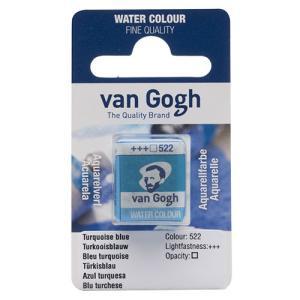 Royal Talens Van Gogh Water Colour Half Pan - Turquoise Blue