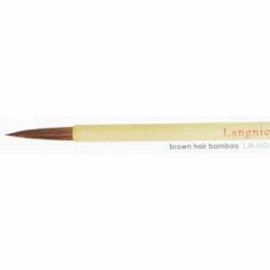 Brown Hair Bamboo Brush - Large