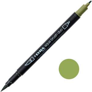 Lyra Aqua Brush Duo Marker Chrome Green  LYL6520068
