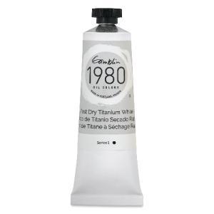 Gamblin 1980 Oil Colors  (1.25oz/37ml) Fast Dry Titanium White  7840