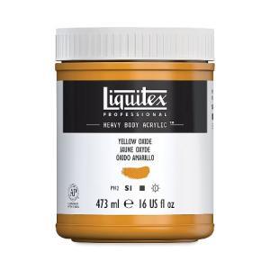 Liquitex Professional Heavy Body Acrylic Paint - (16oz/473ml) Yellow Oxide