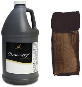 Chromacryl Acrylic Paint – 2 Liter (67.7oz)- Raw Umber