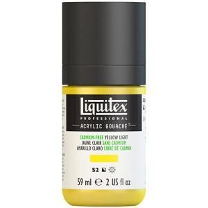 Liquitex Professional Acrylic Gouache Paint - (2oz/59ml) Cadmium-Free Yellow Light