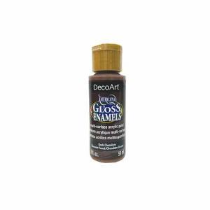 DecoArt Americana Gloss Enamels Paint -Dark Chocolate