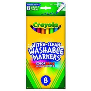 Crayola Washable Fine Line Markers - (8 Pack) Classic Colors