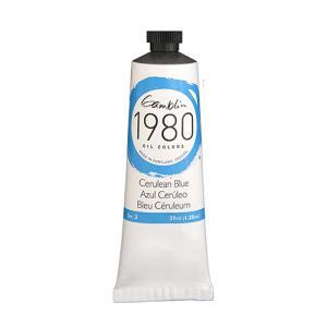 Gamblin 1980 Oil Colors – (1.25oz/37ml) Cerulean Blue