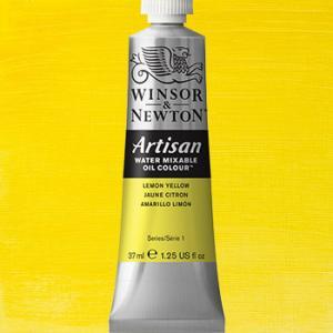 Winsor & Newton Artisan Water Mixable Oil Colour Paint - (1.25oz/37ml) Lemon Yellow
