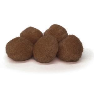 Pepperell Crafts Pom Poms 1? – (100 Pieces) Brown