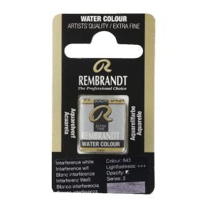 Rembrandt Professional Watercolor Half Pan -843 Interference White
