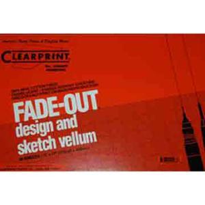 Clearprint 11 Inch X 17 Inch Fade Out Vellum Pad 50 sheets Isometric