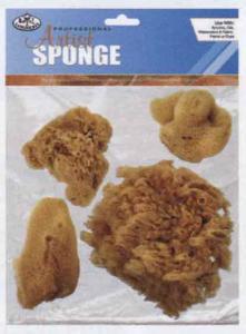 Royal and Langnickel Artist Sponge - (4 Pack) Assorted Sea Silk