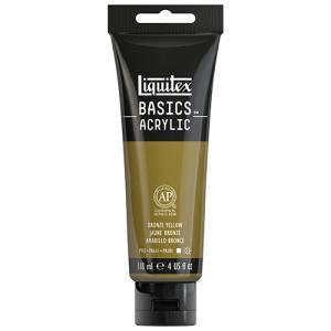 Liquitex Basics Acrylic Paint - (4oz/118ml) Bronze Yellow