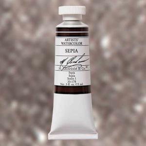 M. Graham & Co. Watercolor Paint – (0.5oz/15ml) Sepia