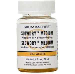 Grumbacher Slow Dry Oil Painting Medium II - (2.5oz/74ml)  576-2