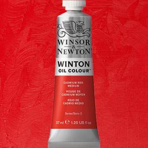 Winsor & Newton Winton Oil Colour Paint - (1.25oz/37ml) Cadmium Red Medium
