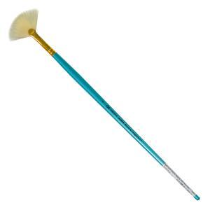 Royal Langnickel Menta 38 Brush for Acrylic & Oil - Long Handle, Fan #4