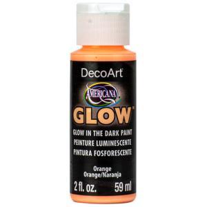 DecoArt Americana Glow Acrylic Paint - (2oz/59ml) Orange
