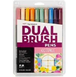 Tombow Dual Brush Pen Set - Cottage Collection 10pk  56216