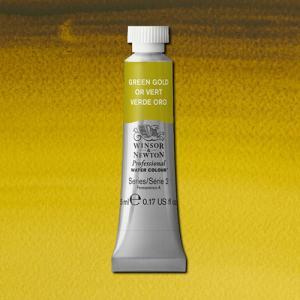 Winsor & Newton Professional Water Colour – (.17oz/5ml) Green Gold