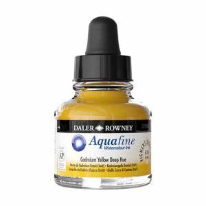 Daler-Rowney Aquafine Watercolor 1oz Ink- Cad Yellow Deep Hue