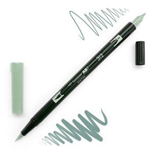 Tombow Dual Brush Pen -Holly Green 312