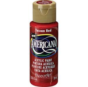 DecoArt Americana Acrylic Paint - (2oz/59ml) Tuscan Red