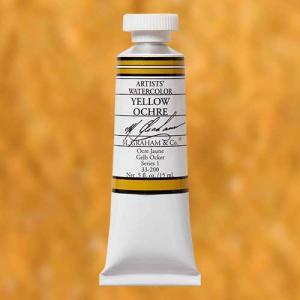 M. Graham & Co. Watercolor Paint – (0.5oz/15ml) Yellow Ochre