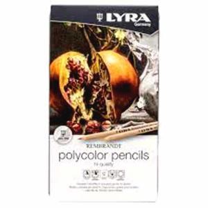 Lyra Rembrandt Polycolor Pencils Metal Box 12ct