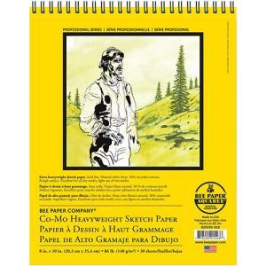 Bee Paper Co-Mo Heavyweight Sketch Paper Pad 8" x 10" - (30 Sheets, 86lb)