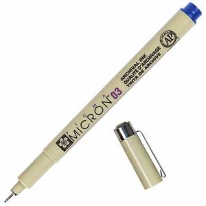 Sakura Pigma Micron Pen - Blue, 03