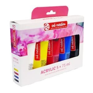 Royal Talens Art Creation Acrylic Paint Set - 5x75ml  3582805M