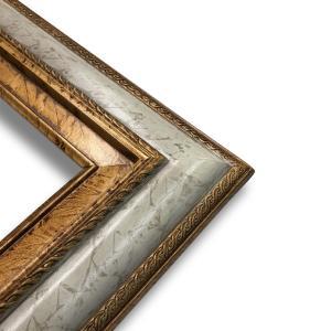 Econo Frame Tuscan White Marble Gold with Wood Liner - 20" x 30"