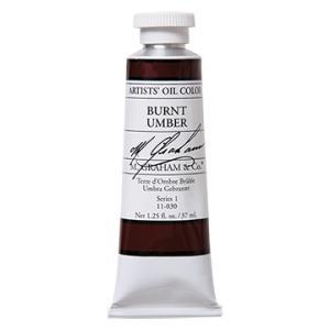 M. Graham & Co. Oil Paint - (1.25oz/37ml) Burnt Umber