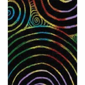 Inovart 8.5" x 11 Multicolor Scratchboard With Stylus- 12sht