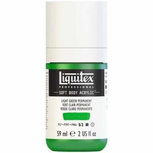 Liquitex Professional Soft Body Acrylic Paint - (2oz/59ml) Light Green Permanent