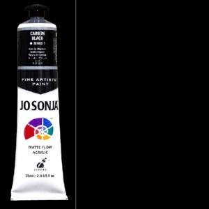 Chroma's Jo Sonja Fine Artists' Acrylic Paint - (2.5oz/75ml) Carbon Black 011