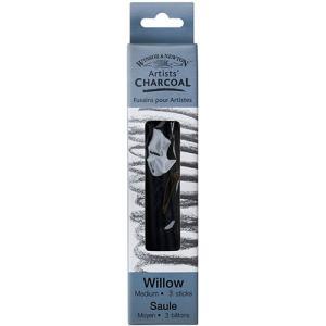 Winsor & Newton Artists' Willow Charcoal Sticks - (3 Pack) Medium