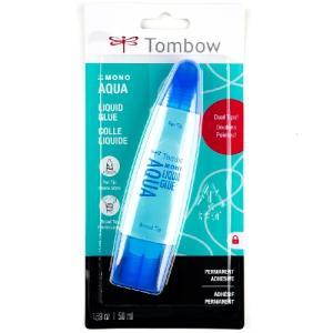 Tombow Mono Adhesive Aqua Liquid Glue Dual Tip Applicator