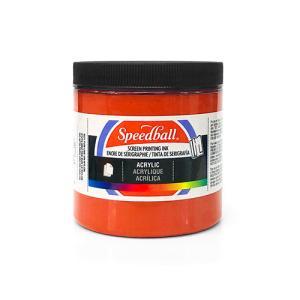 Speedball Screen Printing Acrylic Ink - (8oz/236.2ml) Fire Red