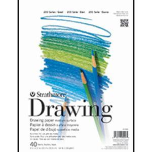 Strathmore Drawing Pad- 9"x12" 40 - sheets (64lb)
