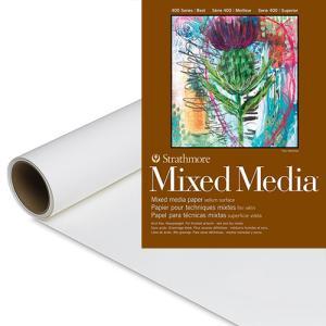 Strathmore 400 Series Mixed Media Paper Roll (463) - (42" x 8yd, 184lb) Vellum Surface