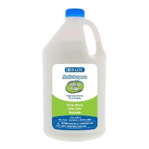 Bazic Multi-Purpose Washable White Glue Gallon  128FL OZ