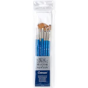 Winsor & Newton Cotman Short Handle Brush Set (7 count)