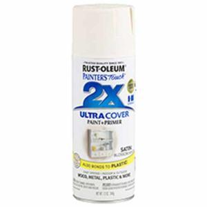 2x Ultra Cover 12oz Satin Spray- Blossom White