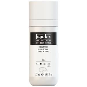 Liquitex Professional Soft Body Acrylic Paint - (8oz/237ml) Titanium White